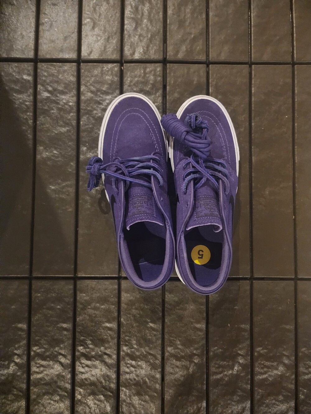 Kid's Nike Zoom Stefan Janoski+ Slip SB 'Dark Raisin' - Picture 14 of 16